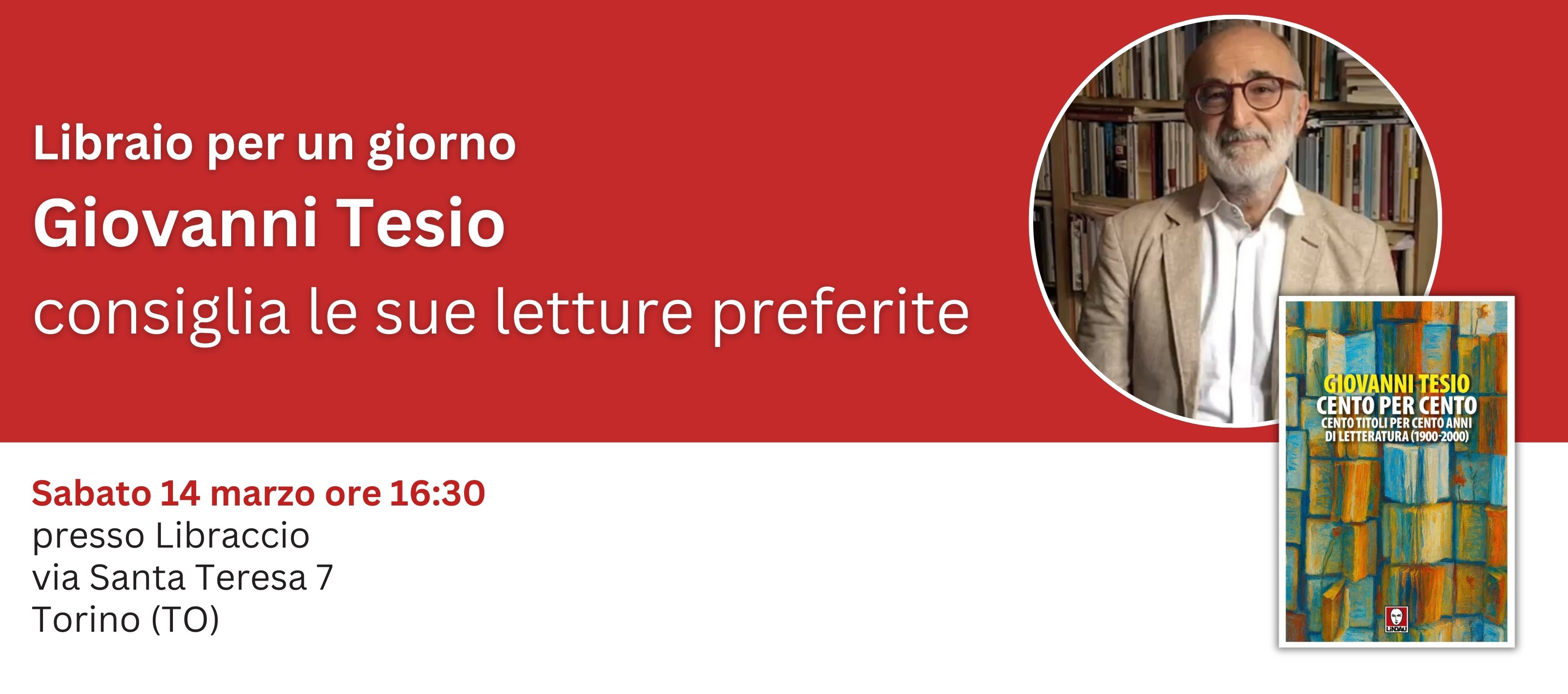 Banner Tesio libraio Torino