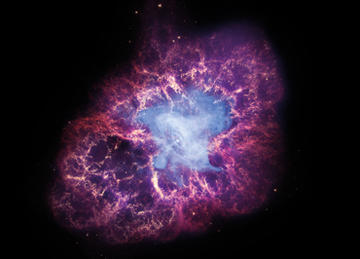 Foto della nebulosa del granchio
