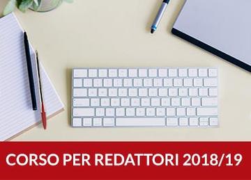 Corso per redattori 2018/2019: i migliori allievi