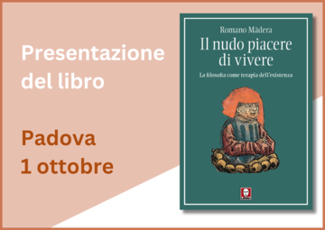 Il nudo piacere di vivere. Presentazione a Padova 1/10