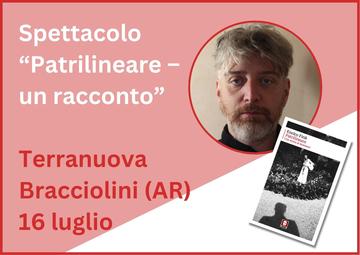 Spettacolo di Enrico Fink – Patrilineare. Un racconto – Arezzo 16/07/25